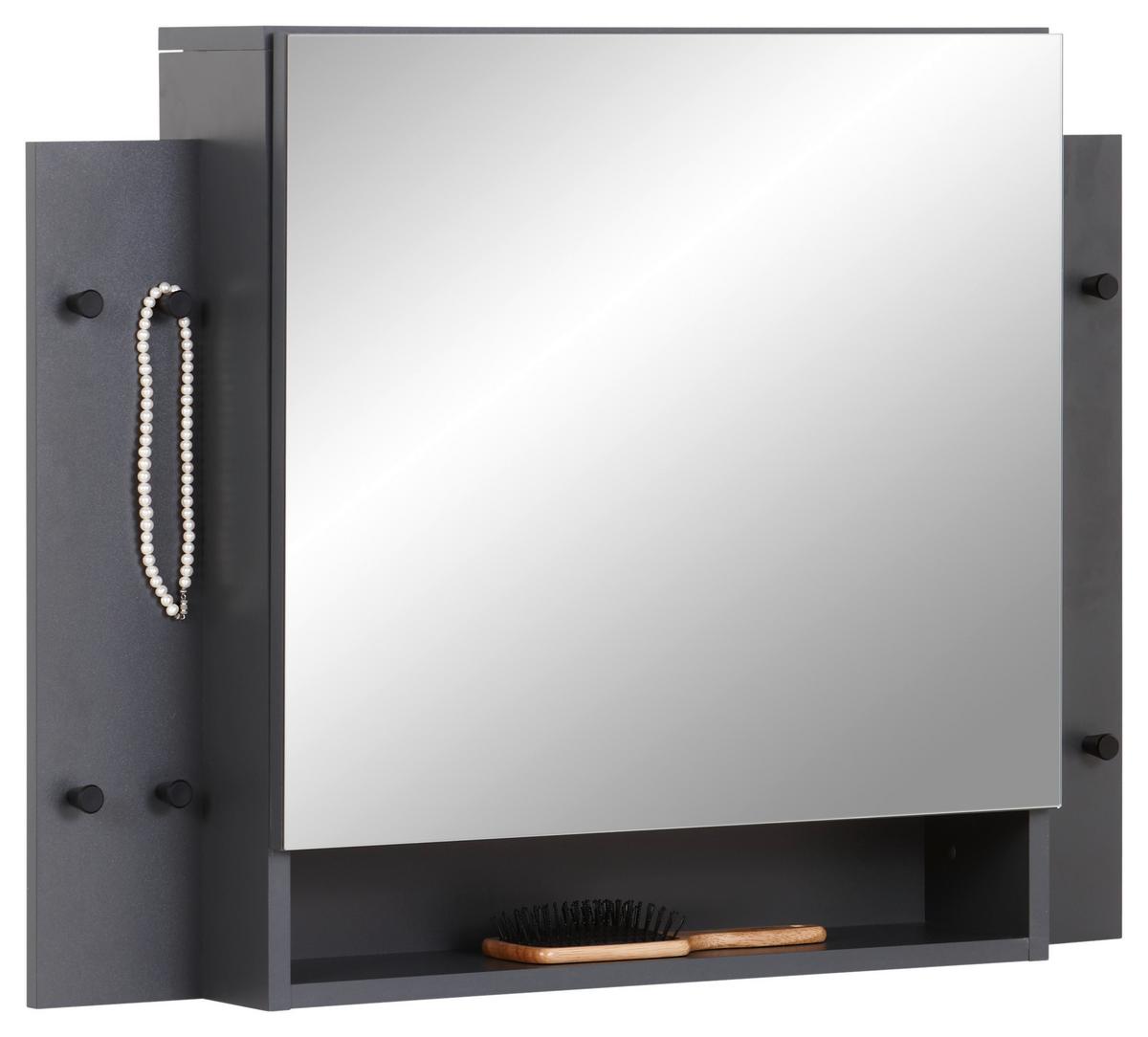 Nastavak Za Stol Sandy - antracit, Moderno, staklo/drvni materijal (60/64/17,5cm) - Modern Living