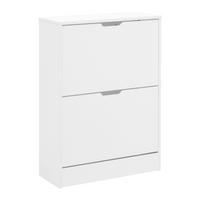 Cipősszekrény Fehér Rudi - fehér, Konventionell, faalapú anyag (60/83/24cm) - Based