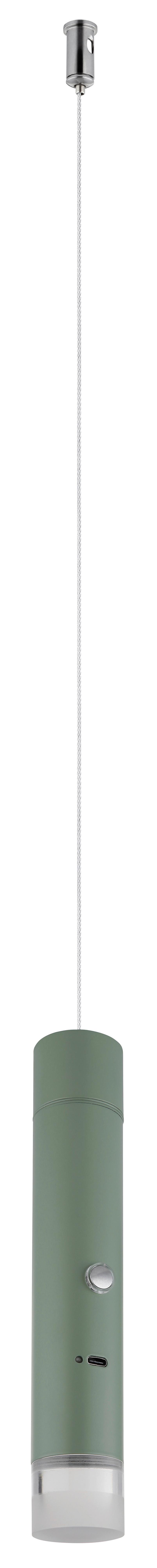 LAMPA WISZĄCA LED 16060B PELO - jasnozielony/przejrzysty, Design, tworzywo sztuczne/metal (38/120cm) - Globo