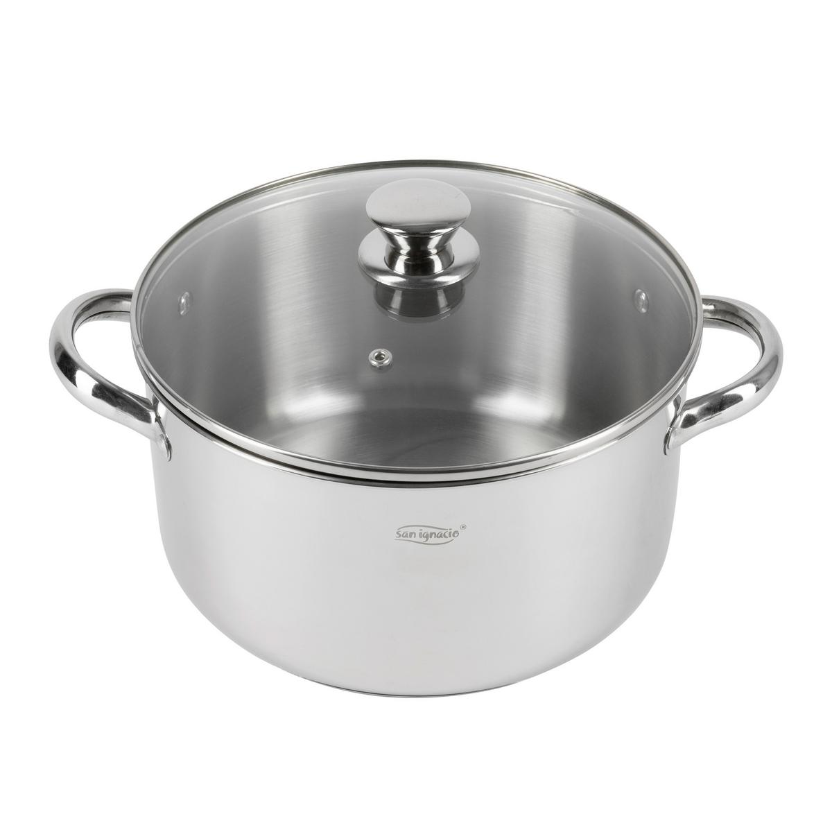ZESTAW GARNKÓW BGEU-5540 - kolor srebrny, Basics, metal/szkło - SAN IGNACIO