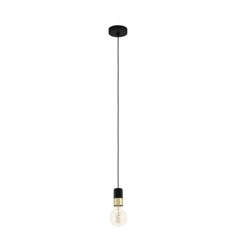 Hängeleuchte 31075*calari - Messingfarben/Schwarz, Basics, Metall (4.5/150cm) - Eglo