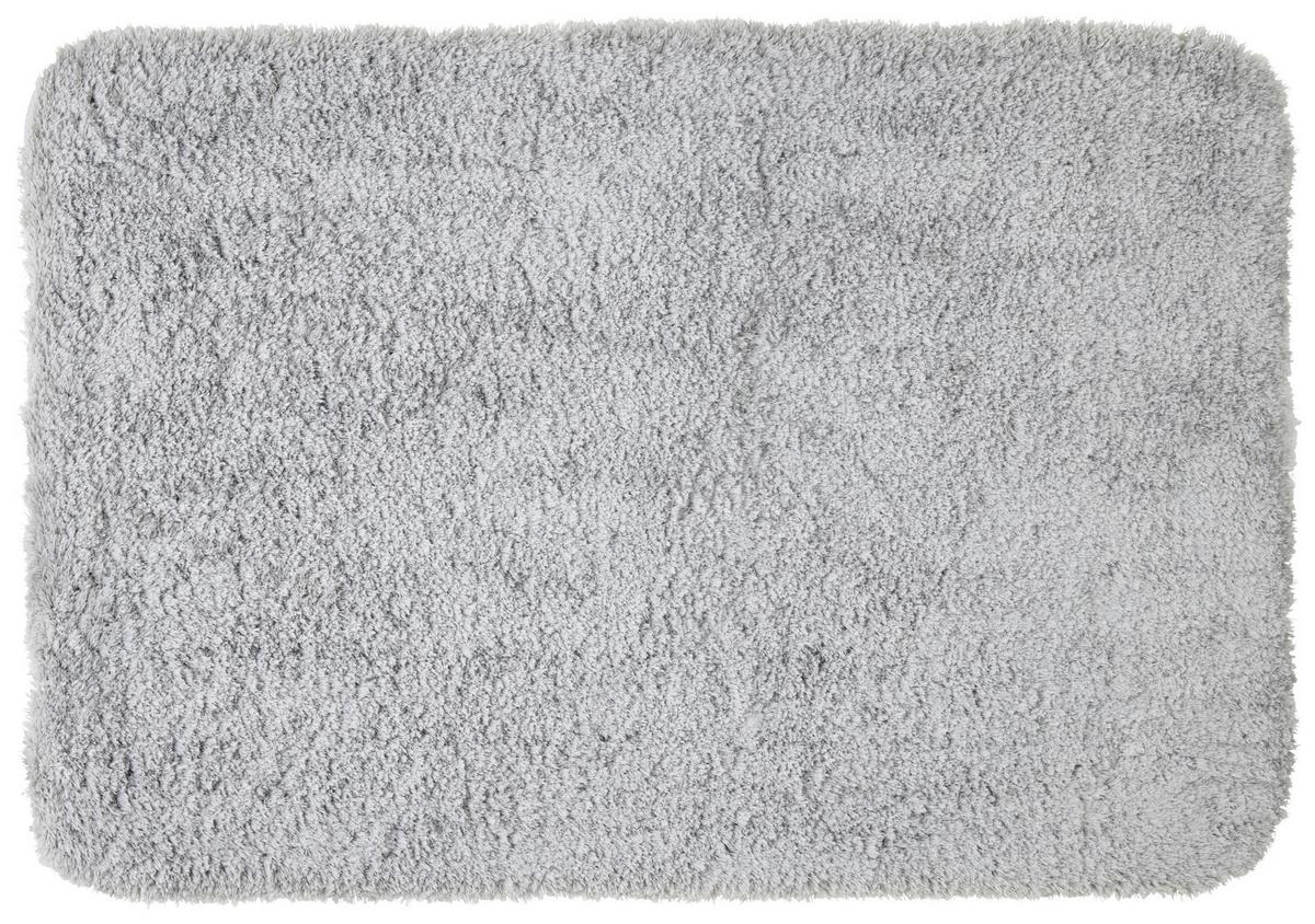 Badematte Chris Grau ca. 60x90cm - Grau, Textil (60/90cm) - Premium Living