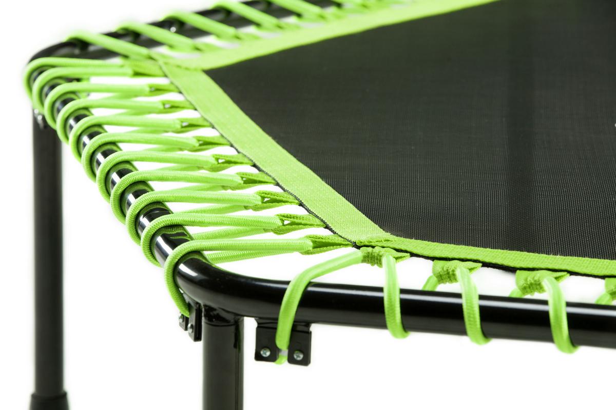 Fitnesstrampolin Salta Ø ca. 128cm - Grün, KONVENTIONELL, Kunststoff/Textil (128cm) - Atrigo