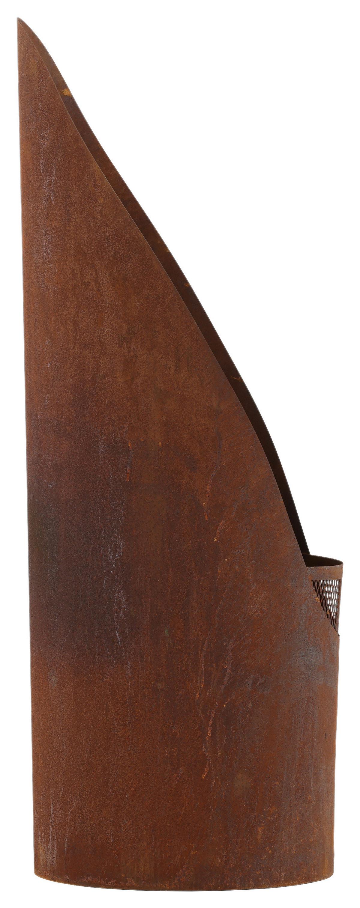 Feuerkorb Bastian ca. 37x100x37 cm Dunkelorange - Dunkelorange, KONVENTIONELL, Metall (37/100/37cm) - Gardenson