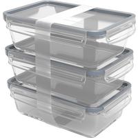ZESTAW POJEMNIKÓW NA ŻYWNOŚĆ 1051406161 3 SZT - Basics (24/16,5/22,8cm) - Rotho