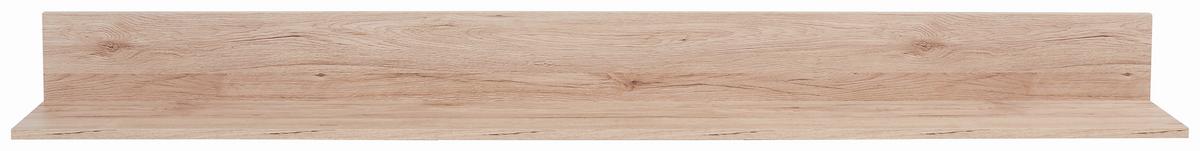 Zidna Polica Malta - boje hrasta, Moderno, drvni materijal (180/18/20cm) - Modern Living