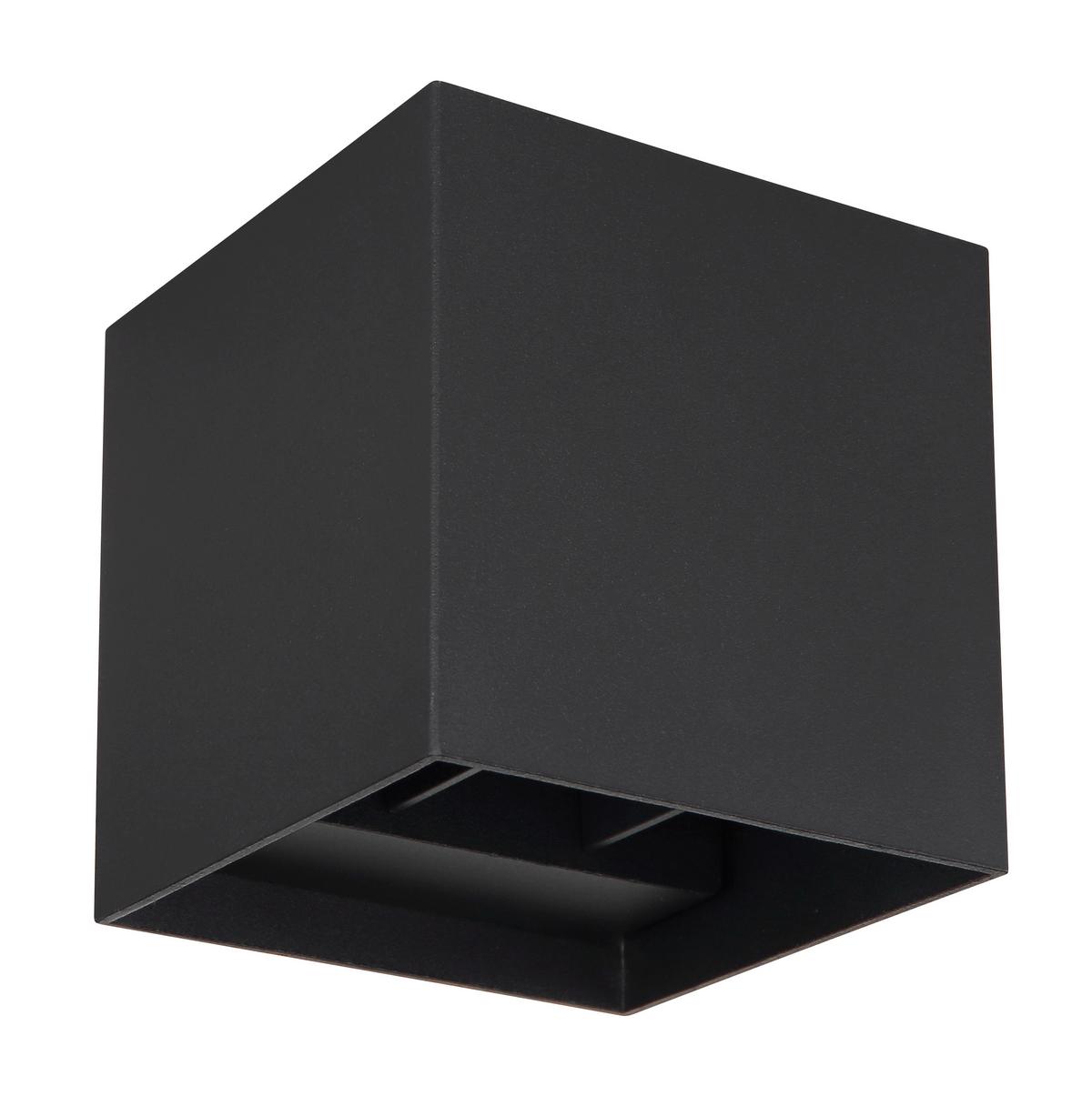 LED-Außenleuchte Veronika max. 3 Watt - Schwarz, Basics, Metall (10/10/10cm) - Globo