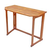 Balkontisch klappbar ca. 100x50x75 cm Holz - Braun, Basics, Holz (100/50/75cm) - Gardenson