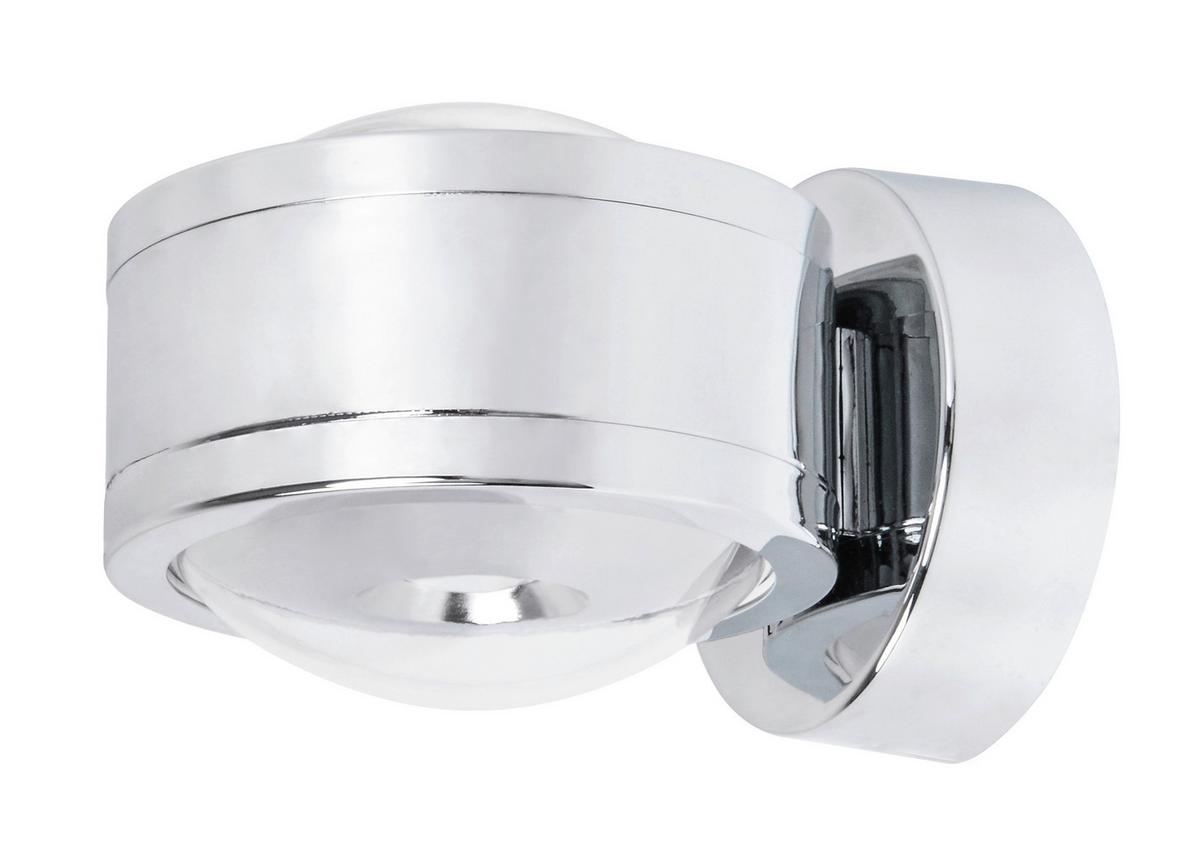 KINKIET LED MT67006 DUE PUNTO CHROM - kolor chromowy, Design, metal (14,3/11,2/9,0cm)