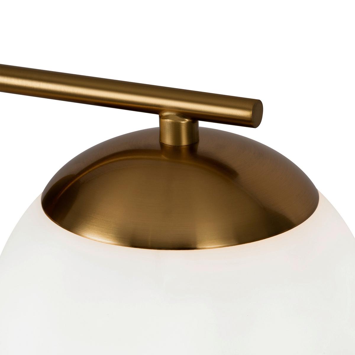 Wandleuchte Marble Messingfarben max. 60 Watt - Messingfarben, Trend, Glas/Metall (21/20/21cm) - MAYTONI