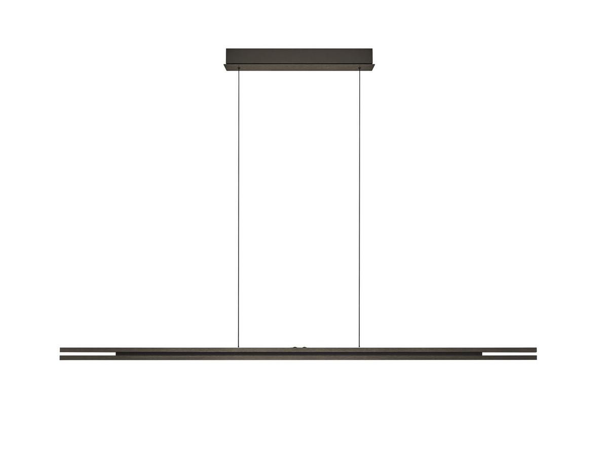 LAMPA ZWIESZANA LED 20647/2-15 BEN *E* - kolor brązu, Design, metal (150/5/60-180cm) - elements by BANKAMP