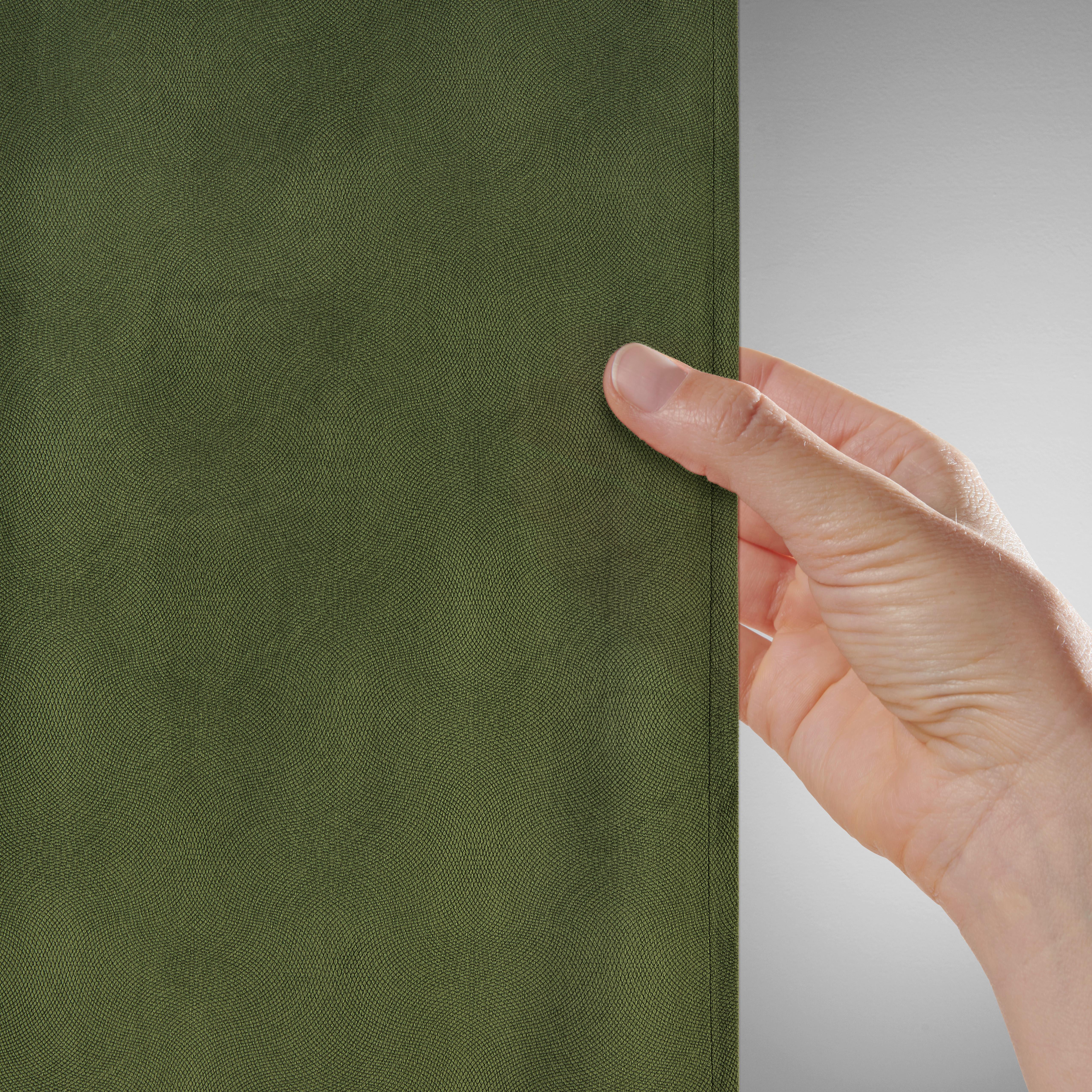 GARDINLÄNGD BIANCA - grön, Klassisk, textil (140/245cm) - Modern Living