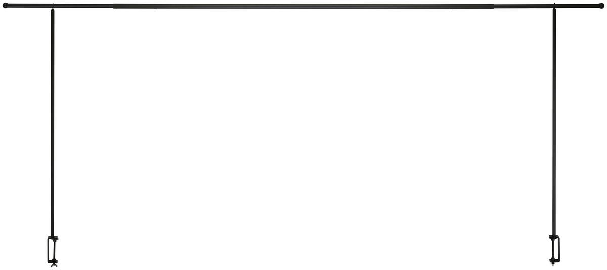 Tisch-Dekorationsgestell Rack ca. 140-250cm Länge - Schwarz, MODERN, Metall (90/140cm) - Modern Living