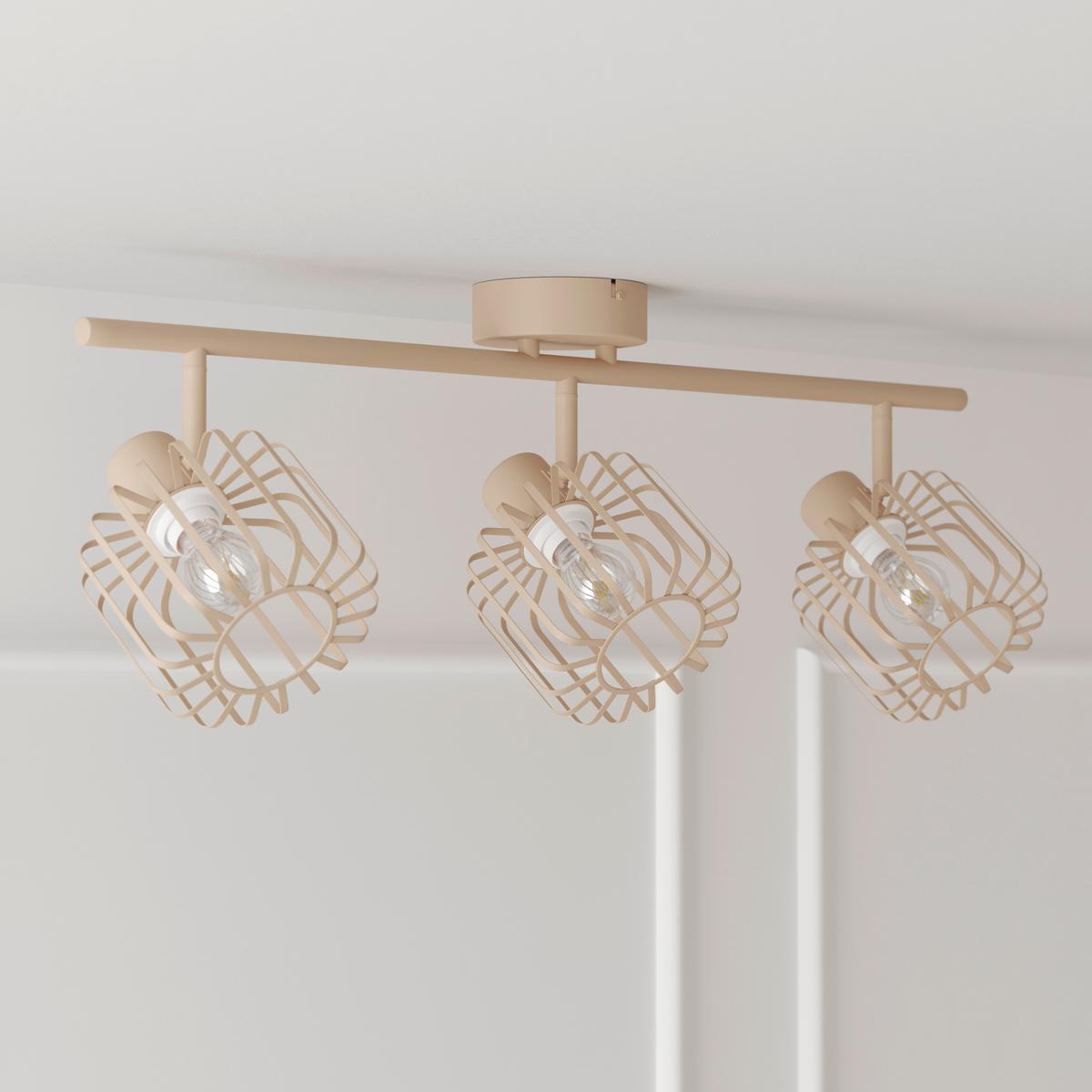 LAMPA REFLEKTOROWA COVENTRY *SBN* - szary, Konventionell, metal (64/12/22cm) - Novel