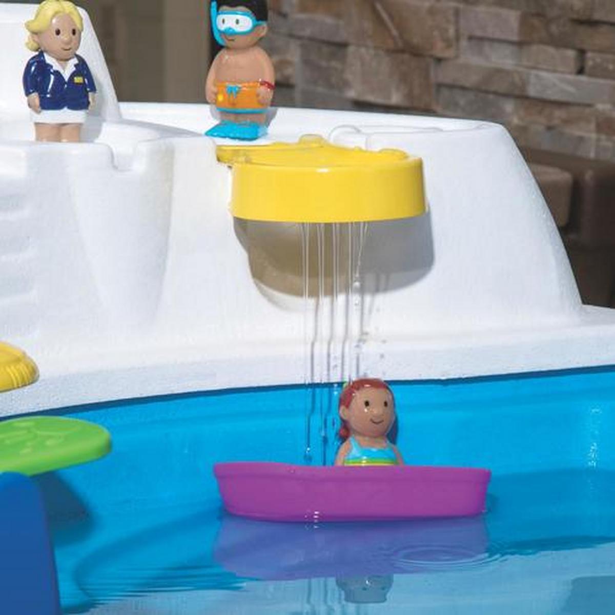 Sand- und Wassertisch Step 2 Fiesta Sand & Water - Blau/Weiß, Basics, Kunststoff (100,3/71,1/67,3cm) - Ambia Garden
