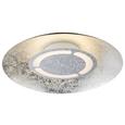 LED-Deckenleuchte Matteo, max. 12 Watt - Silberfarben, MODERN, Metall (34,5/7,3cm)