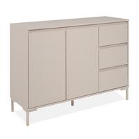 KOMODA KORSIKA 01B - kaszmir, Design, materiał drewnopochodny/metal (120/87/40cm) - MID.YOU