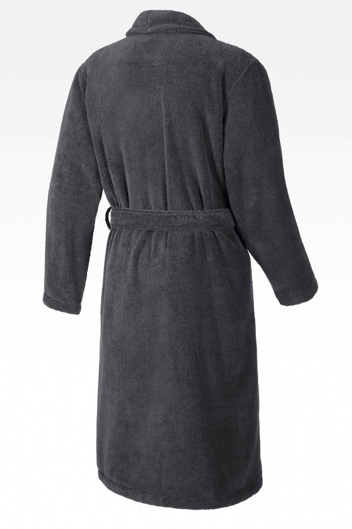 SZLAFROK KĄPIELOWY HERREN SCHALKRAGEN JOOP! - antracytowy, Basics, tkanina (50/52null) - Joop!