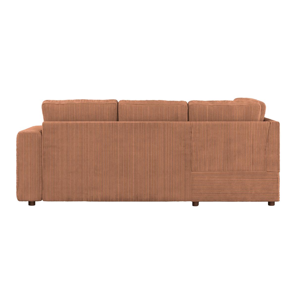 Kutna Garnitura Toulouse - crna/terakota, Trend, drvo/metal (206/224cm)