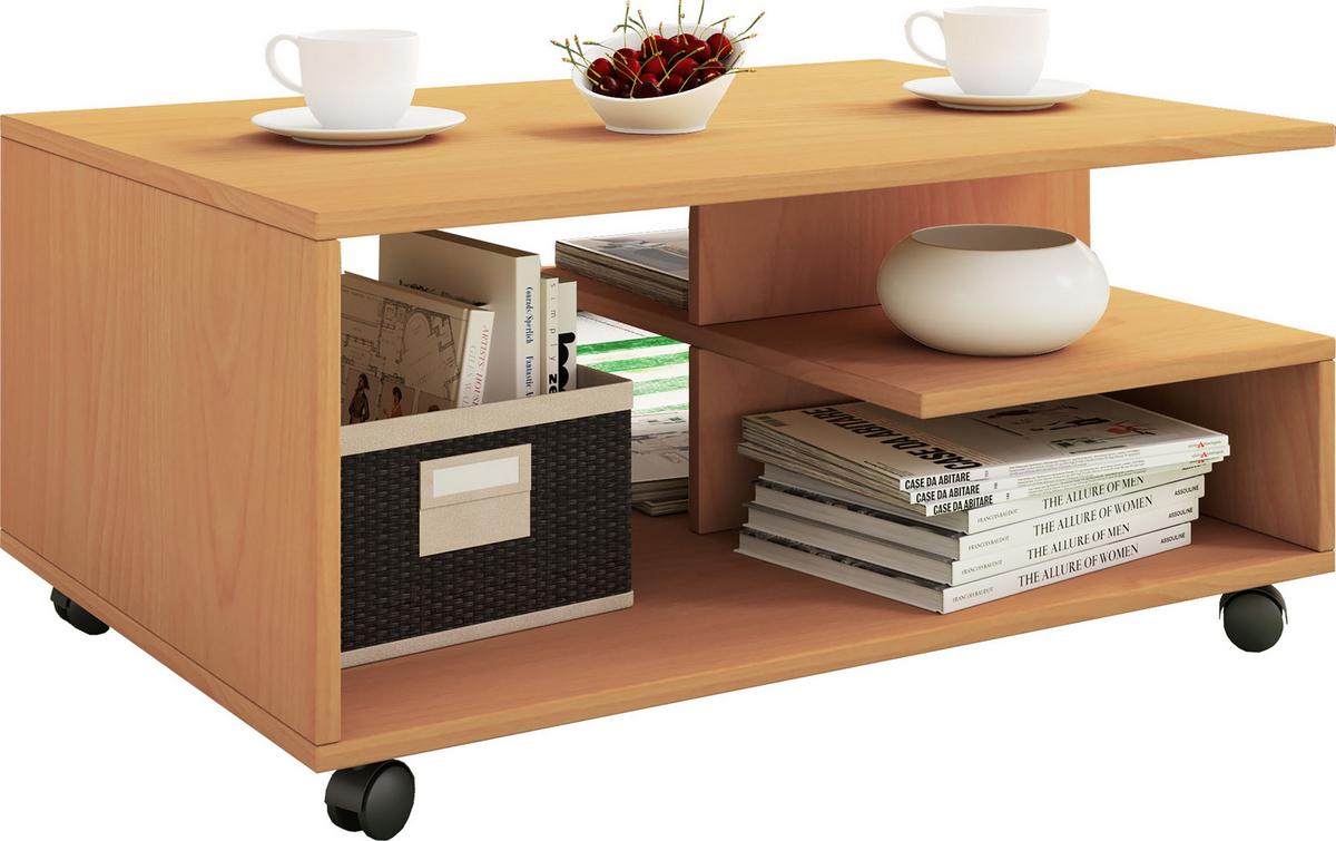 Klubska Miza Stango, Bukev - barve bukve, Basics, leseni material (50/80/40cm) - MID.YOU