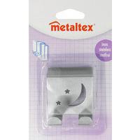 Akasztó Stella - krómszínű, fém (5/2/5cm)