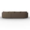 SOFFA NILAS - brun/svart, Modern, metall/trä (322/154cm) - Bessagi Home