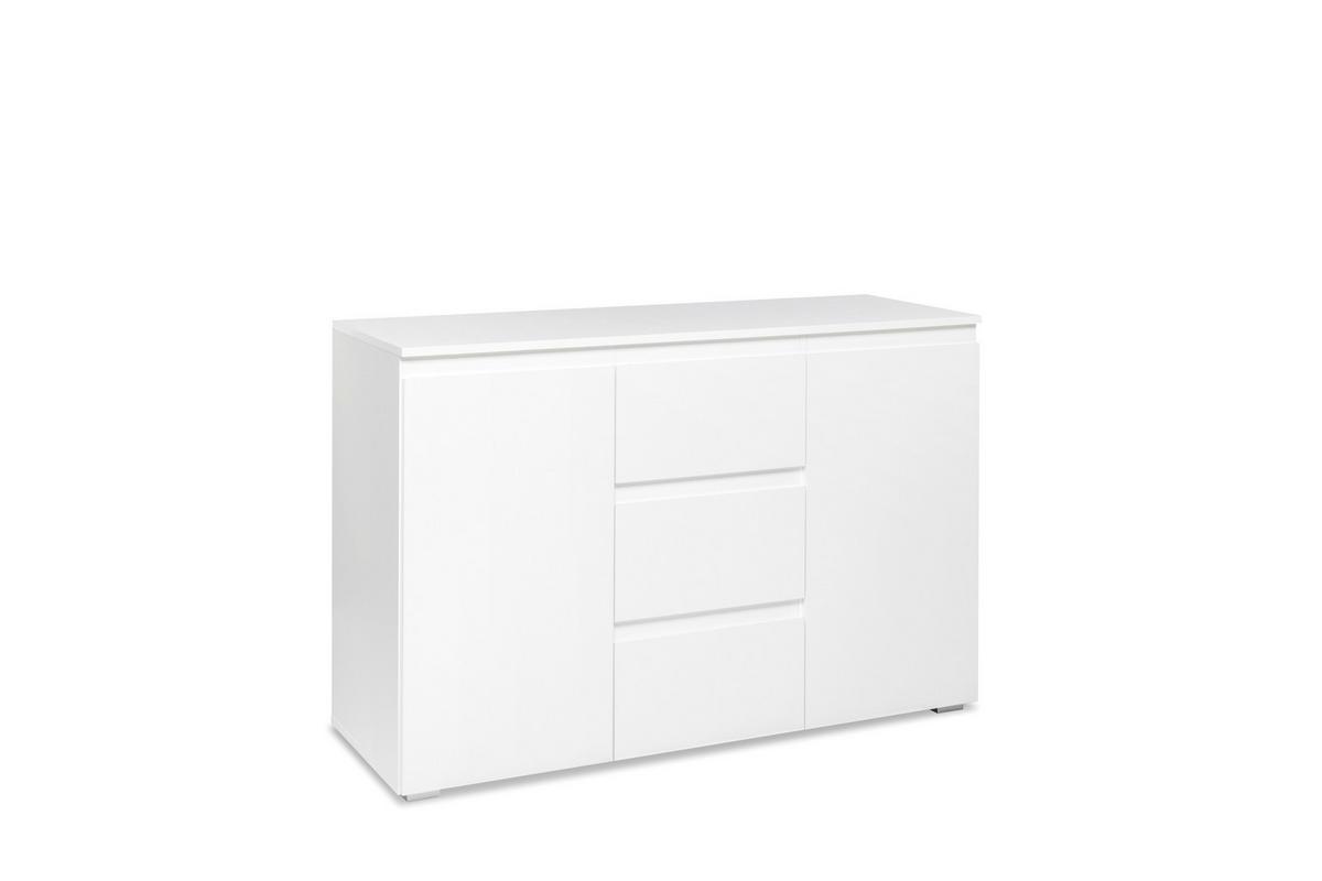 Široka Komoda Image 4, Bela - bela, Konvencionalno, leseni material (120/80/40cm) - Livetastic