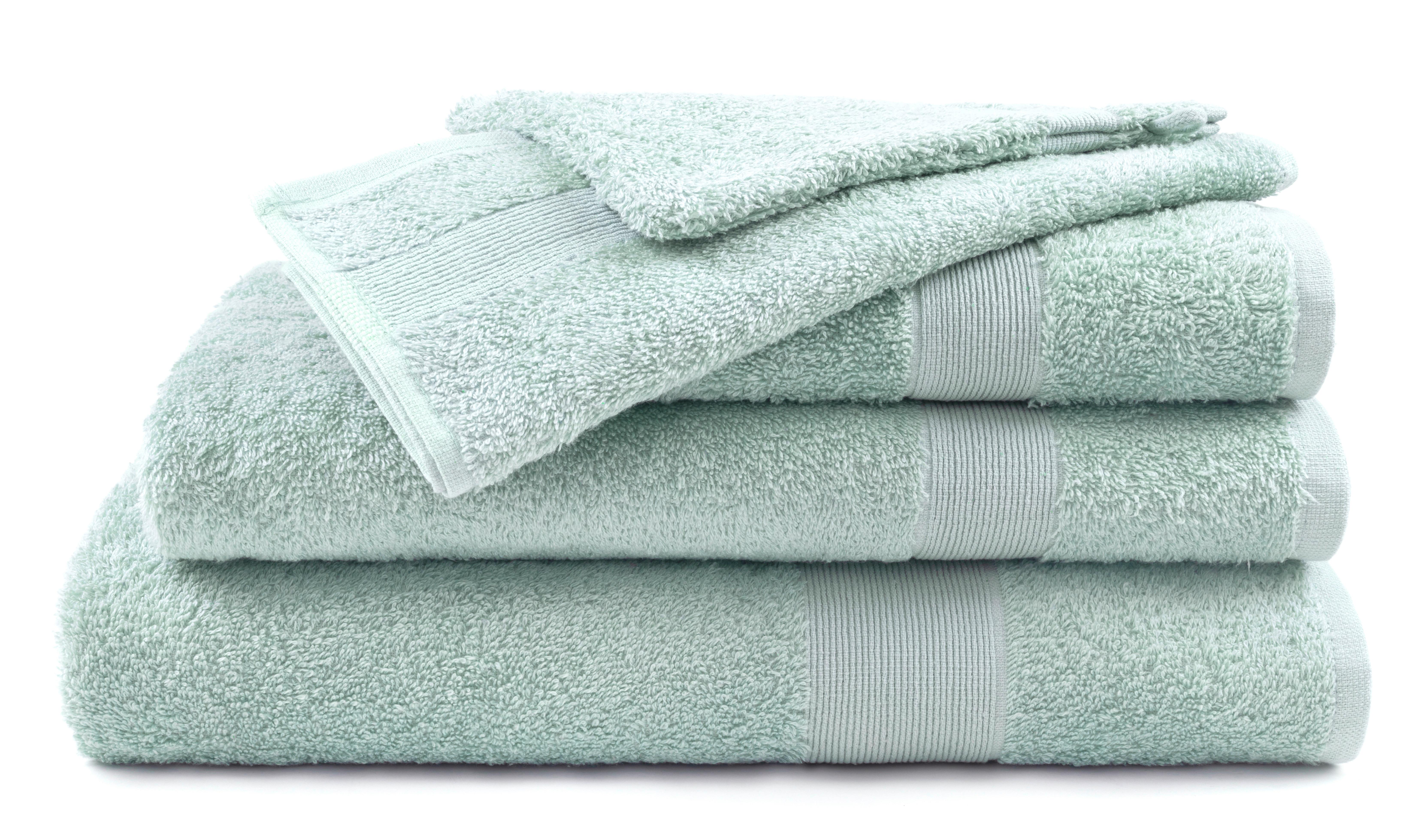Handtuch Silke Salbeigrün ca. 50x100cm - Salbeigrün, Textil (50/100cm)