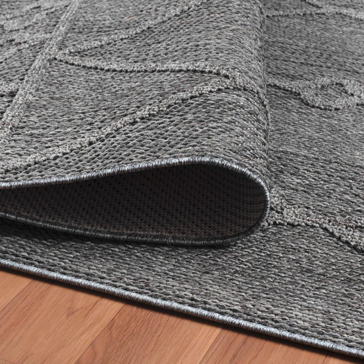 Outdoorteppich Patara Grau ca. 140x200cm - Grau, Design, Textil (140/200cm) - Novel
