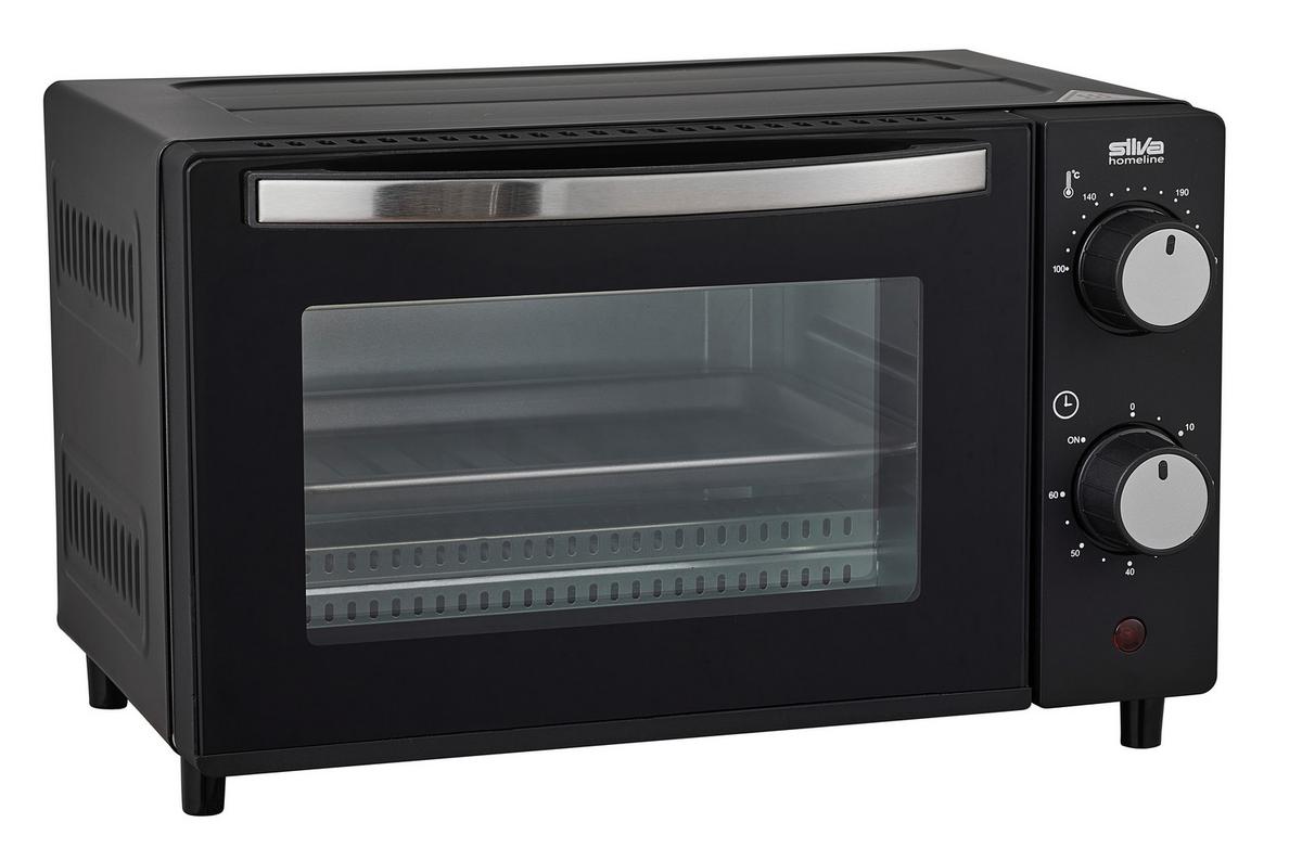 MINIPIEKARNIK SILVA MB 1000 MINI-BACKOFEN - czarny, Basics, tworzywo sztuczne (36,2/22,1/28,6cm) - Silva Homeline