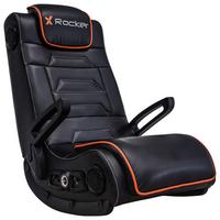Gamingsessel Sentinel 4.1 ca. 62x87x90 cm Rot/Schwarz - Schwarz, MODERN, Textil (62/87/90cm) - X Rocker