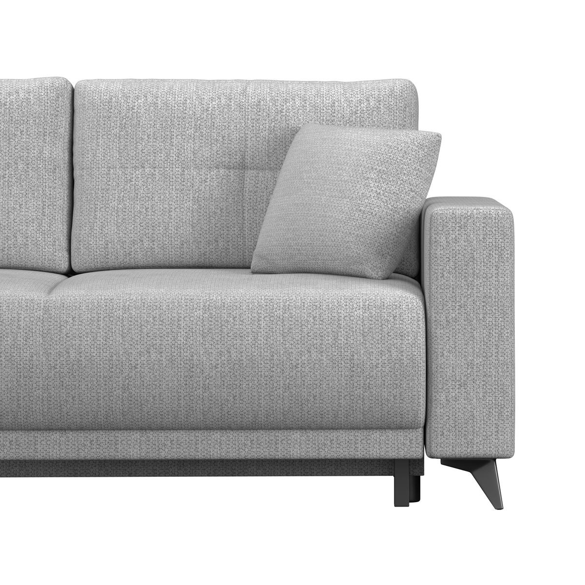 Kutna Garnitura Texas - siva/crna, Konvencionalno, drvo (203/259cm)