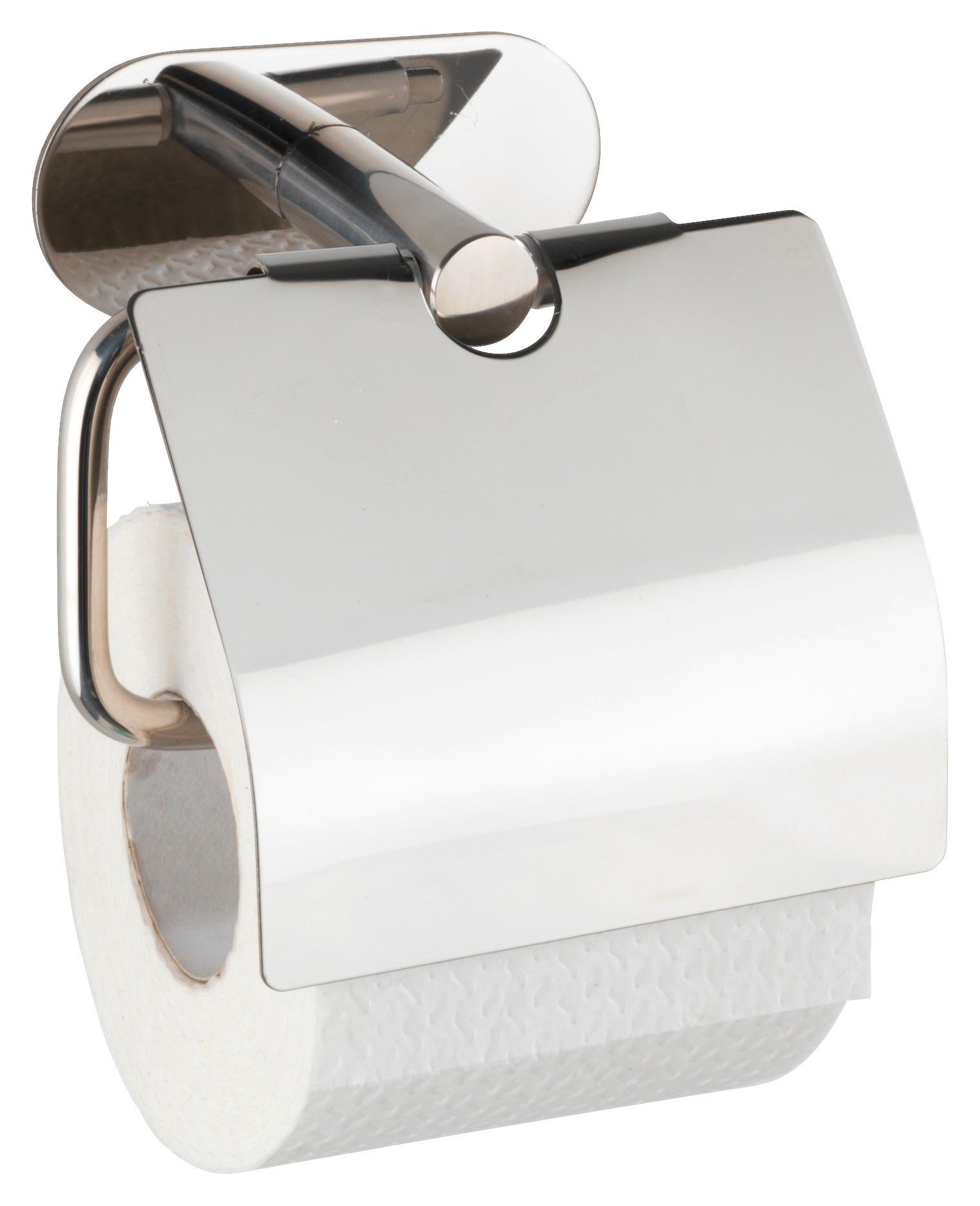 Toilettenpapierhalter in Chromfarben - Chromfarben, MODERN, Metall (14/12,5/7cm) - Modern Living