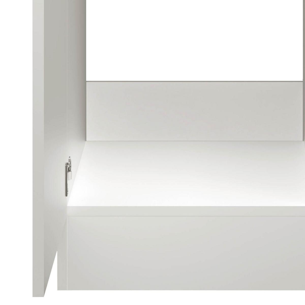Spodnja Omarica Za Korito Alba, Bela, Š. 50 Cm - barve nerjavečega jekla/bela, Moderno, kovina/leseni material (50/82/57cm) - FlexWell