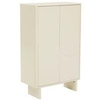 KOMODA WYSOKA HARMONY - kaszmir, Design, materiał drewnopochodny (80/130/40cm) - Xora