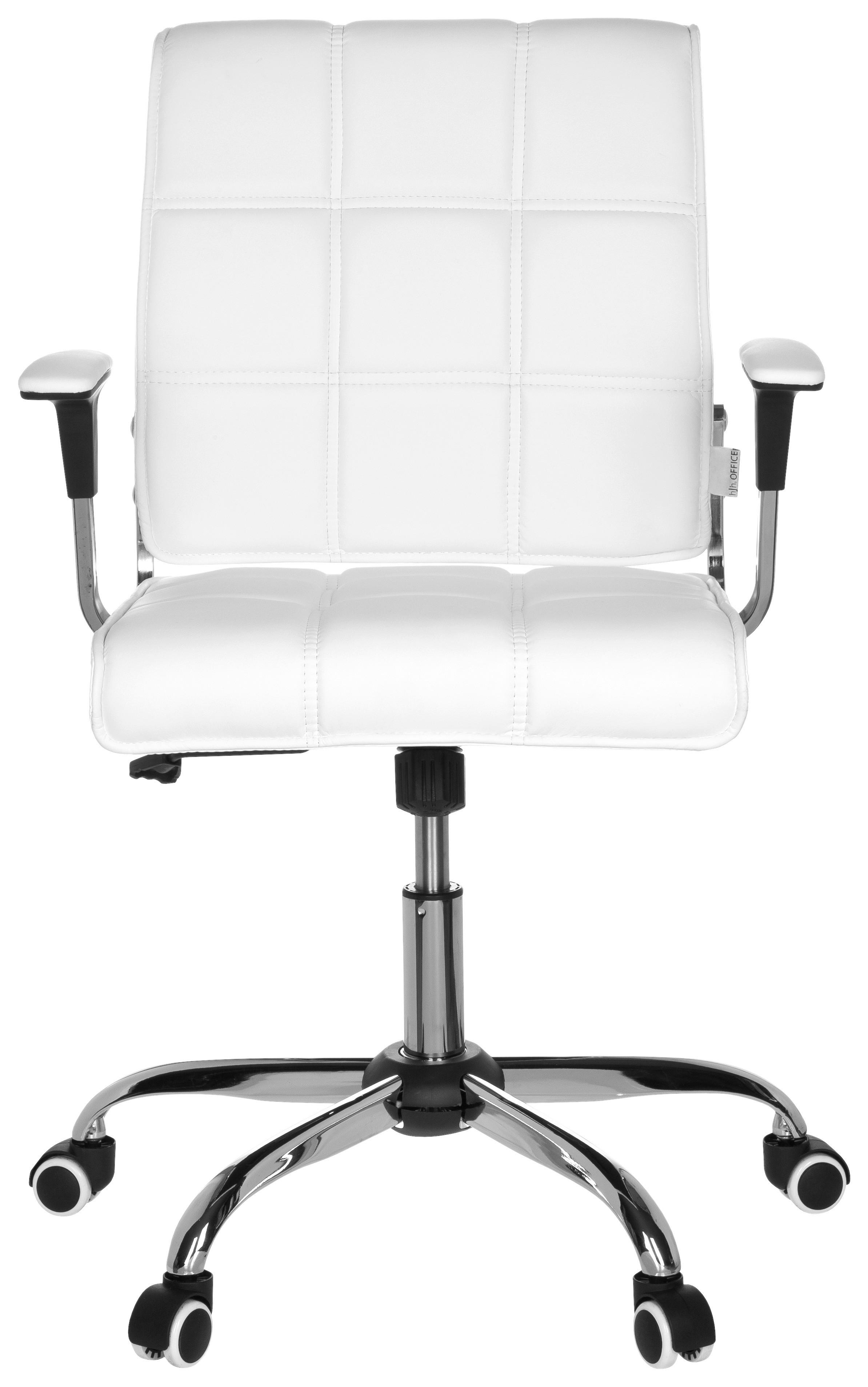 Vrtljiv Stol Ernesto, Bela - barve kroma/bela, Moderno, kovina/umetna masa (61/87/59cm) - MID.YOU
