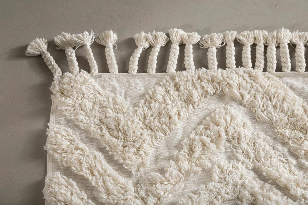 HOCHFLORTEPPICH HILMA - Weiß, LIFESTYLE, Textil (200/70cm) - P & B