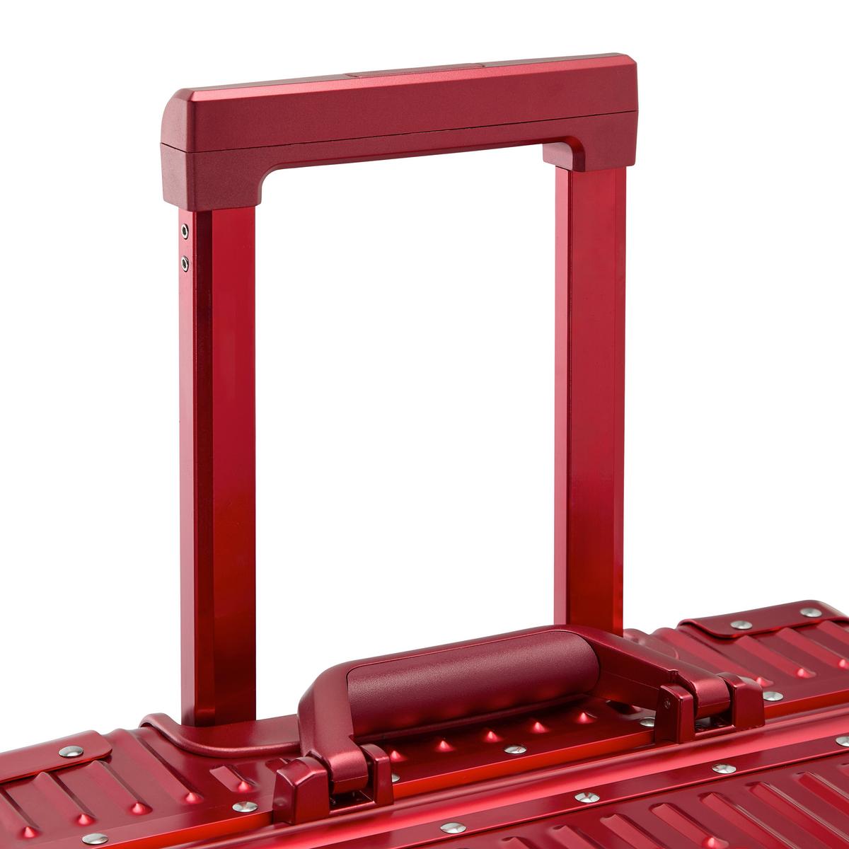 Reisekoffer Dubai Rot - Rot, KONVENTIONELL, Metall (56/36/22cm) - Mömax