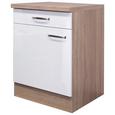 Kuhinjska Spodnja Omarica Venezia Valero - bela/hrast, Moderno, kovina/leseni material (60/86/60cm) Kuhinjska Spodnja Omarica Venezia Valero - bela/hrast, Moderno, kovina/leseni material (60/86/60cm)