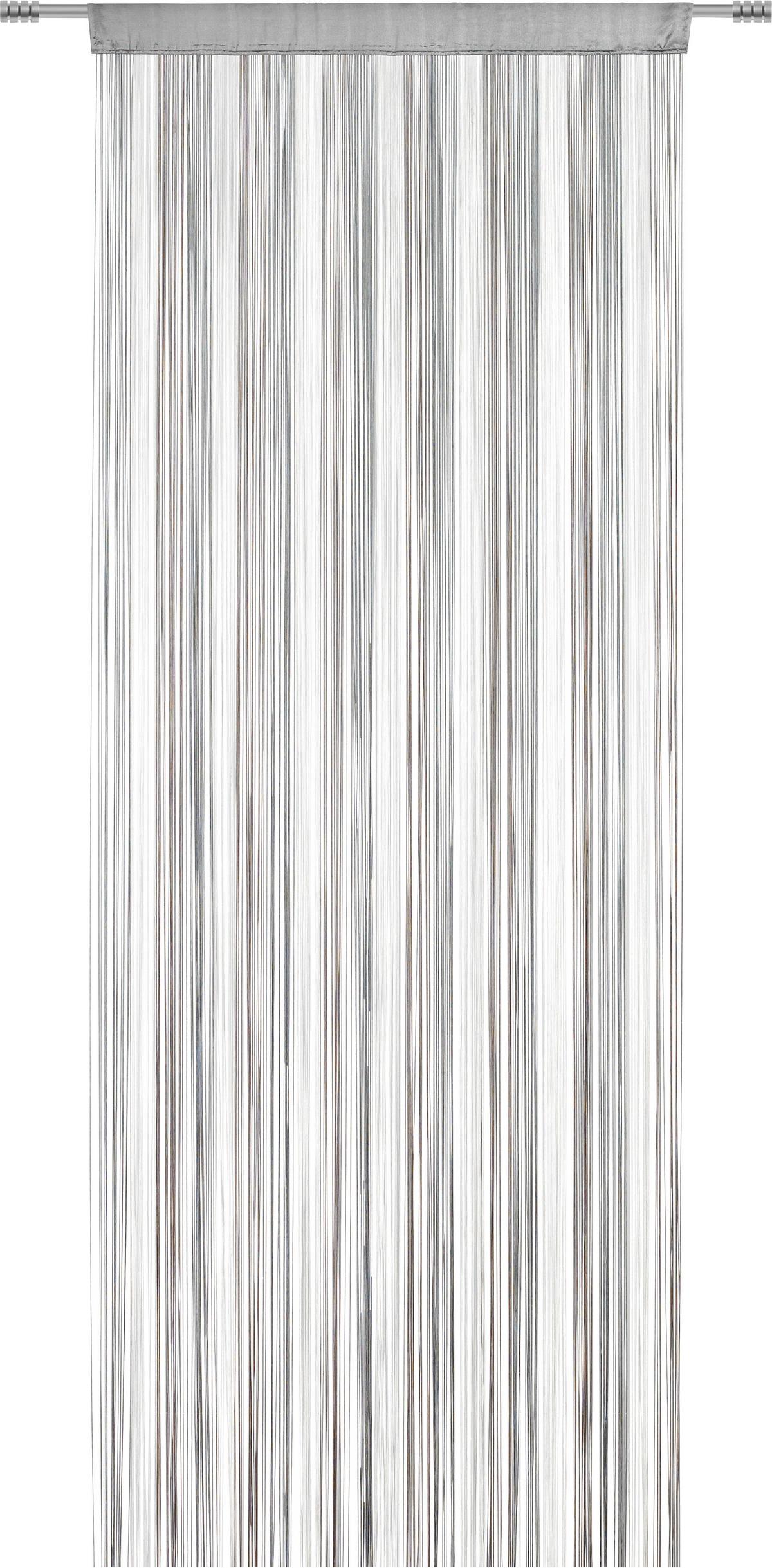 ZASŁONA SZNURKOWA MULTI -TOP- - kolor bagienny/kolor naturalny, Basics, tkanina (90/245cm) - Boxxx