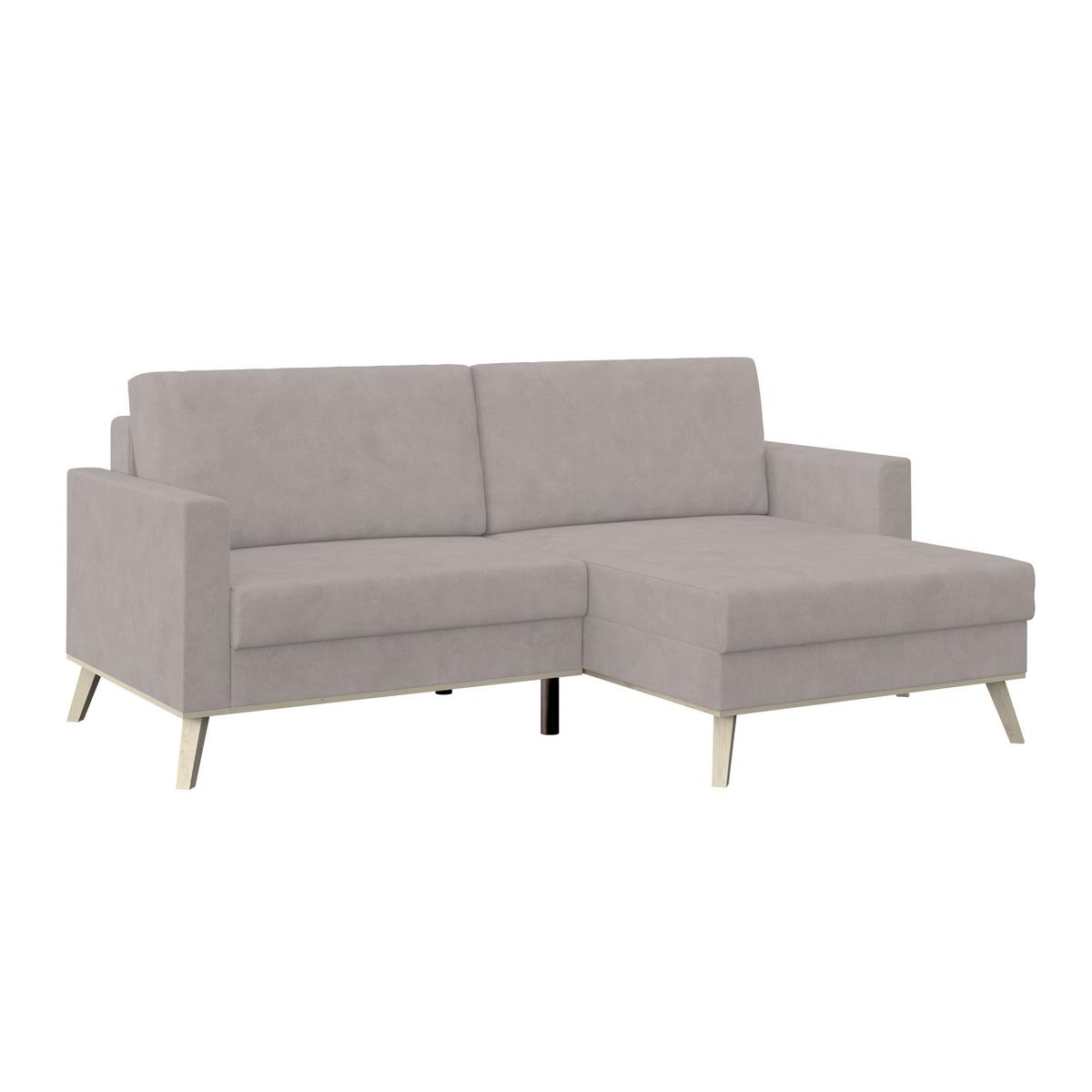 Kutna Garnitura Carini - boje hrasta/krem, Basics, tekstil/drvo (222/152cm) - Modern Living