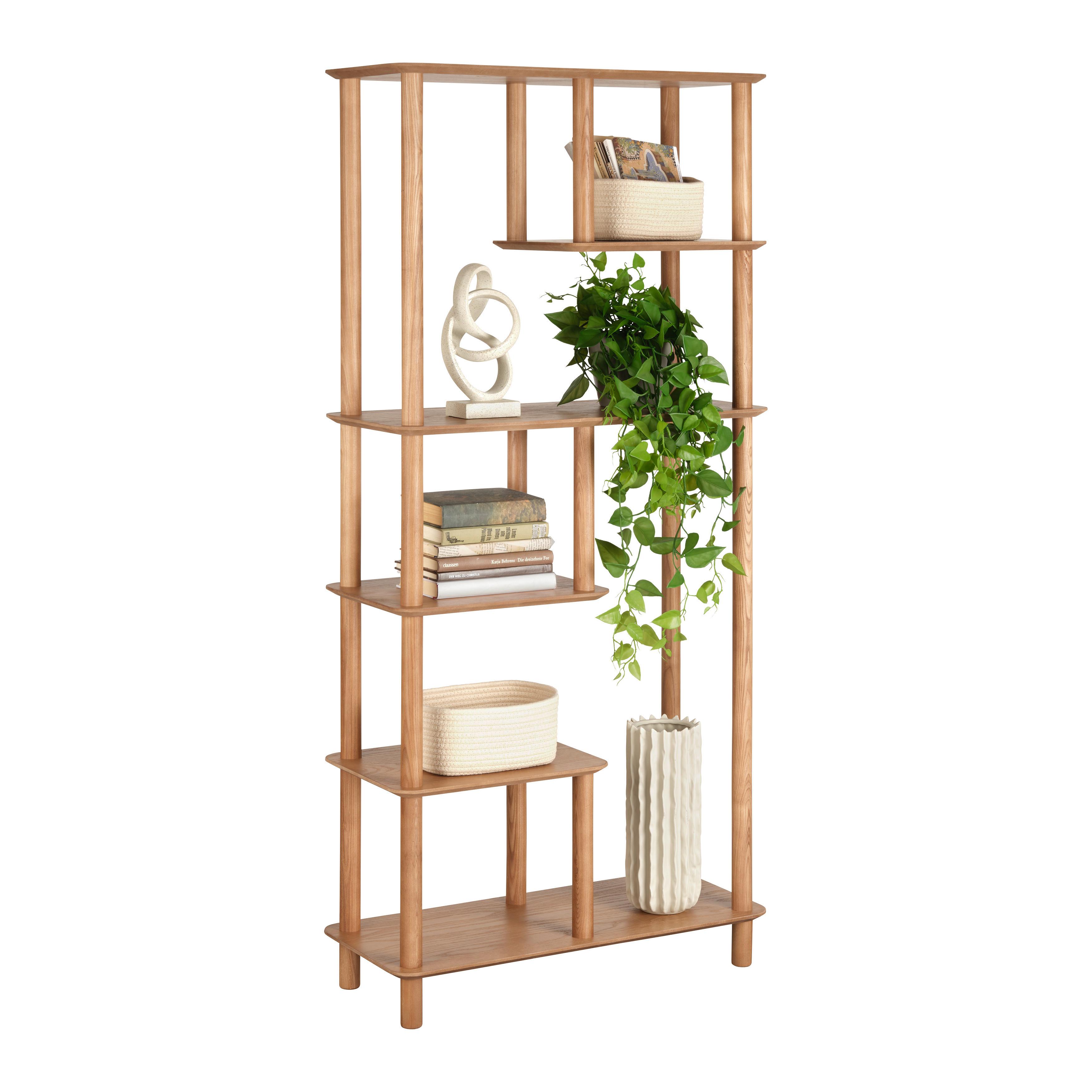 Regal Mats Naturfarben - Naturfarben, MODERN, Holz/Holzwerkstoff (70/142/30cm) - Premium Living