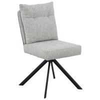 Stolica Evelin - svijetlo smeđa/crna, Moderno, metal/tekstil (47/89/64cm) - Premium Living