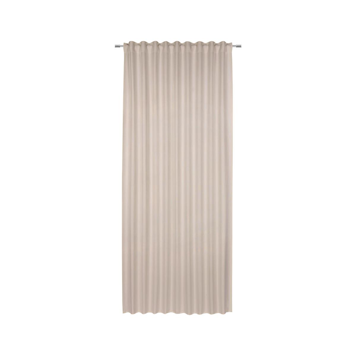 Fertigvorhang Ulrich ca. 135x245cm - Sandfarben, Textil (135/245cm) - Modern Living