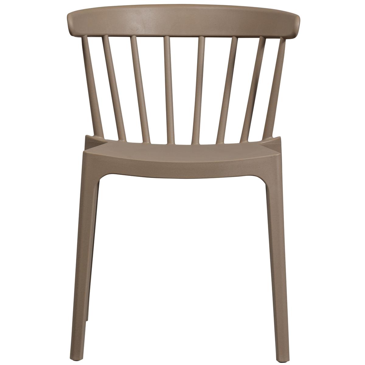 Gartenstuhl-Set Bliss Braun - Braun, MODERN, Naturmaterialien/Kunststoff (52/75/53cm) - Gardenson