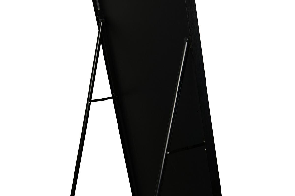 Standspiegel Britt Schwarz - Schwarz, Modern, Glas/Metall (70/170cm) - Mömax