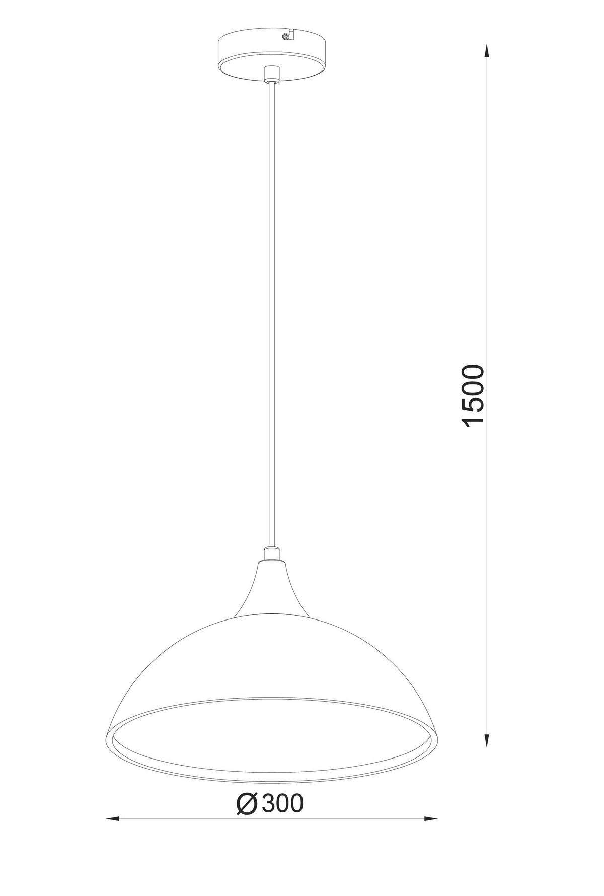 LAMPA WISZĄCA STINE - biały, Trend, metal/szkło (30/150cm) - Novel