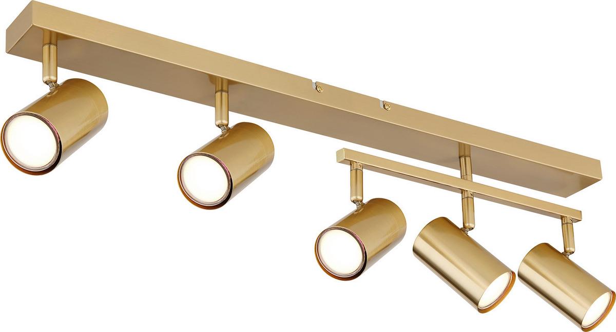 Strahler Robby in Goldfarben max. 25 Watt - Goldfarben, Metall (70/35/17cm) - Globo