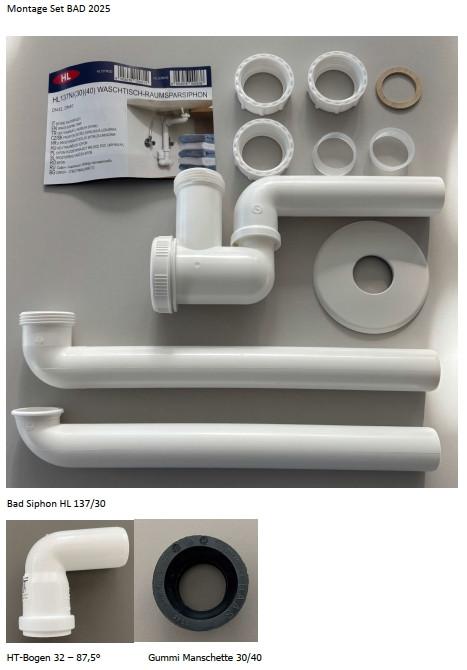 Priključni Set 3090359 - bijela, plastika