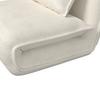 BÄDDFÅTÖLJ MACY - vit, Modern, metall/textil (83/70/84cm) - Bessagi Home